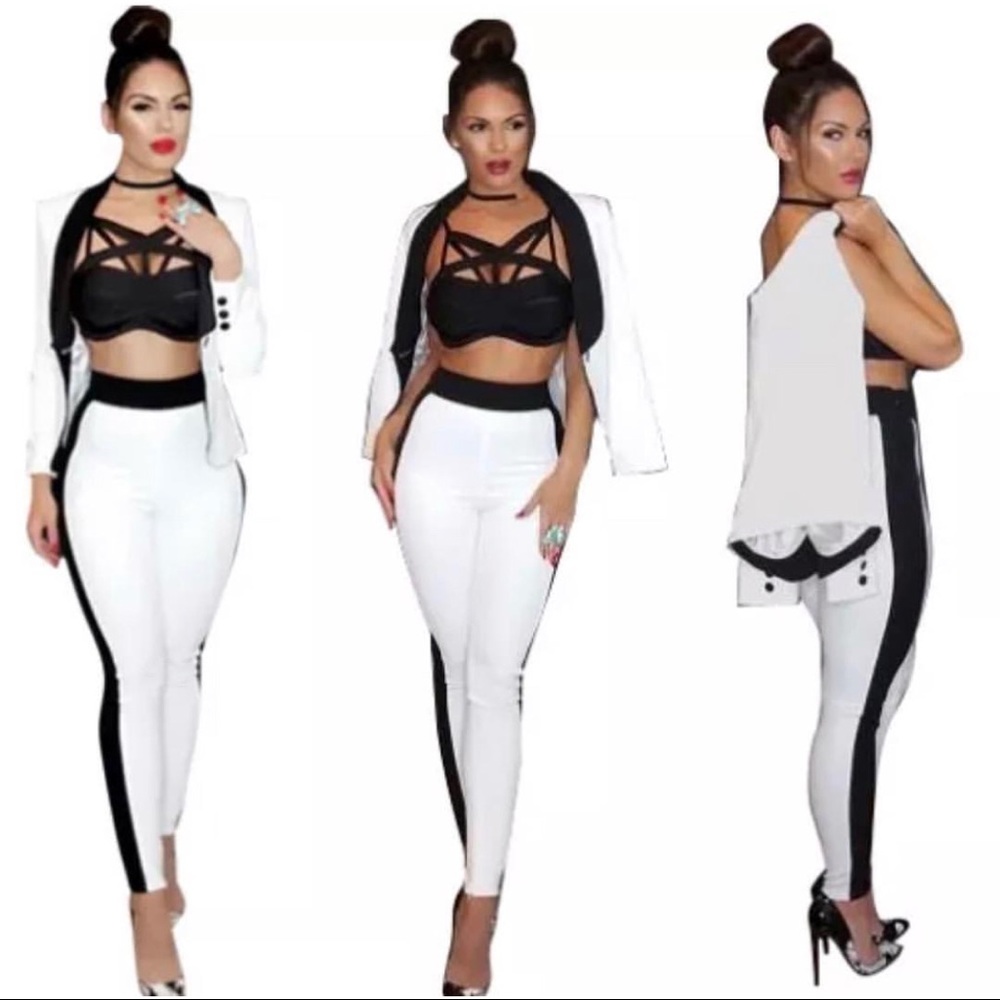 Two piece pant suite. Brand new!